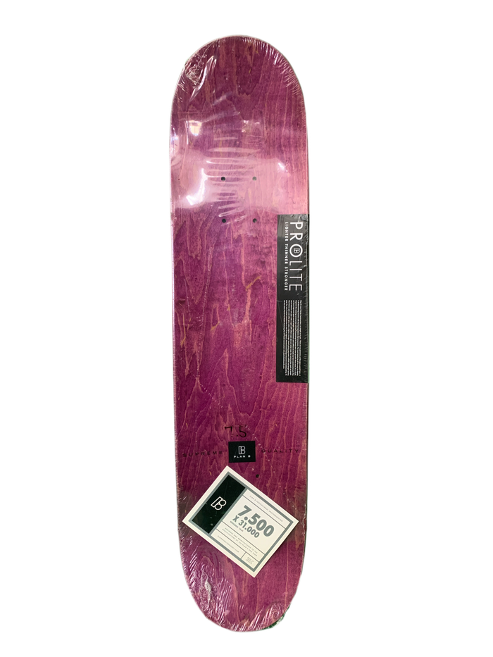 Plan B Ryan Sheckler Rasta 7.5" Classic Skateboard Deck
