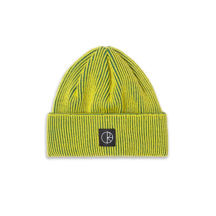 Polar Lines Merino Chartreuse/Army Green Beanie