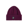 Polar Lines Merino Wine/Navy Beanie