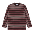 Polar Steve Stripe Brown/Red Long Sleeve Shirt