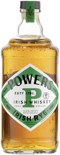 Powers Irish Rye Whiskey 750ml