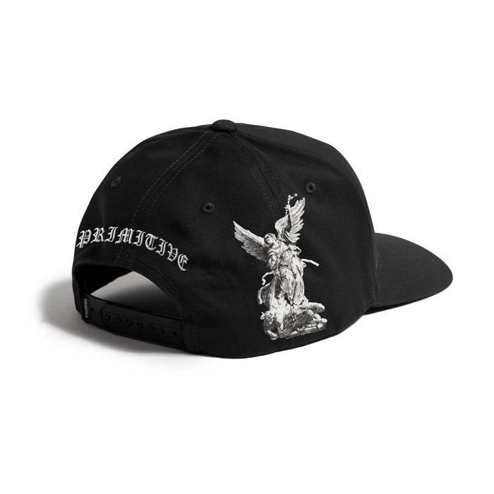 Primitive Century Black A-Frame Snapback Hat