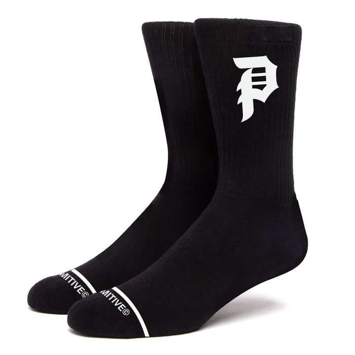 Primitive Core Logo Black 3-Pack Socks