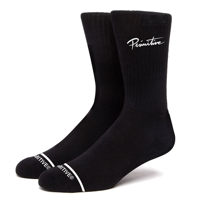 Primitive Core Logo Black 3-Pack Socks
