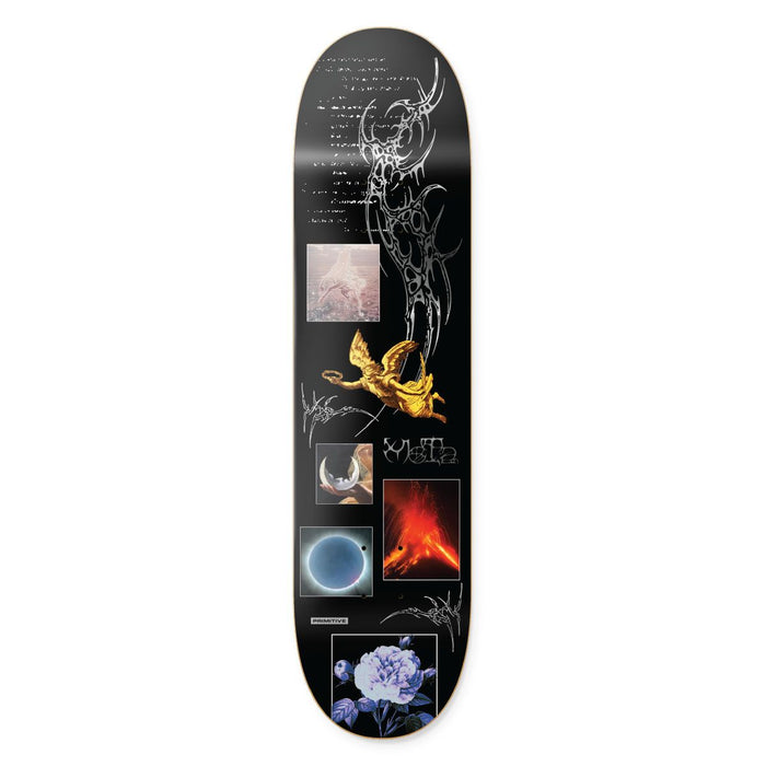 Primitive Mota Energy Black Skateboard Deck