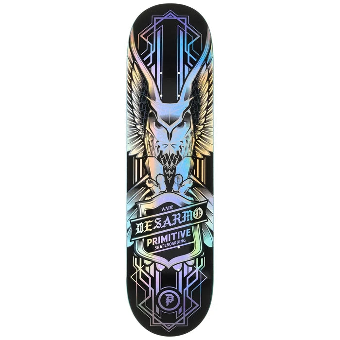 Primitive Wade Desarmo Owl Spectra Foil 8.125" Skateboard Deck