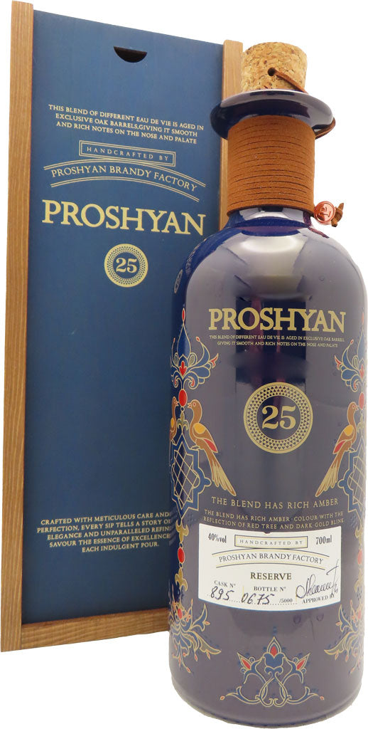 Proshyan Reserve Armenian Brandy 25 Year Old 700ml