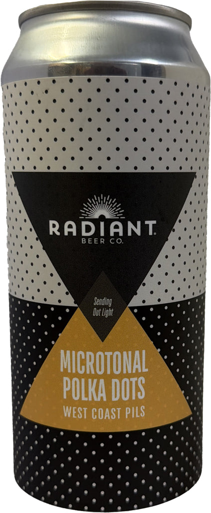 Radiant Microtonal Polka Dots WC Pils 16oz Can