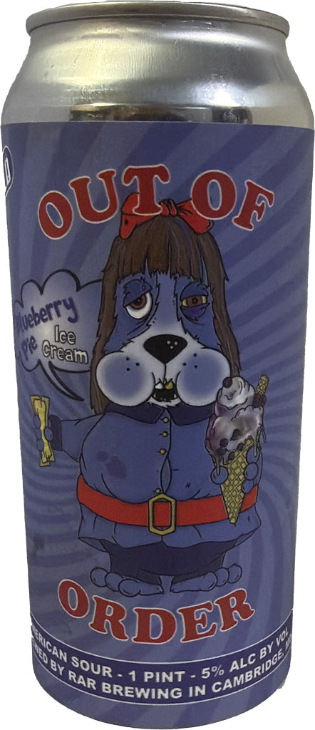 RAR Brewing Out Of Order Blueberry Pie Sour 16oz Can