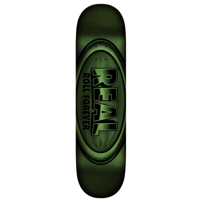 Real DBX Team Oval 8.5" Full Green Skateboard Deck