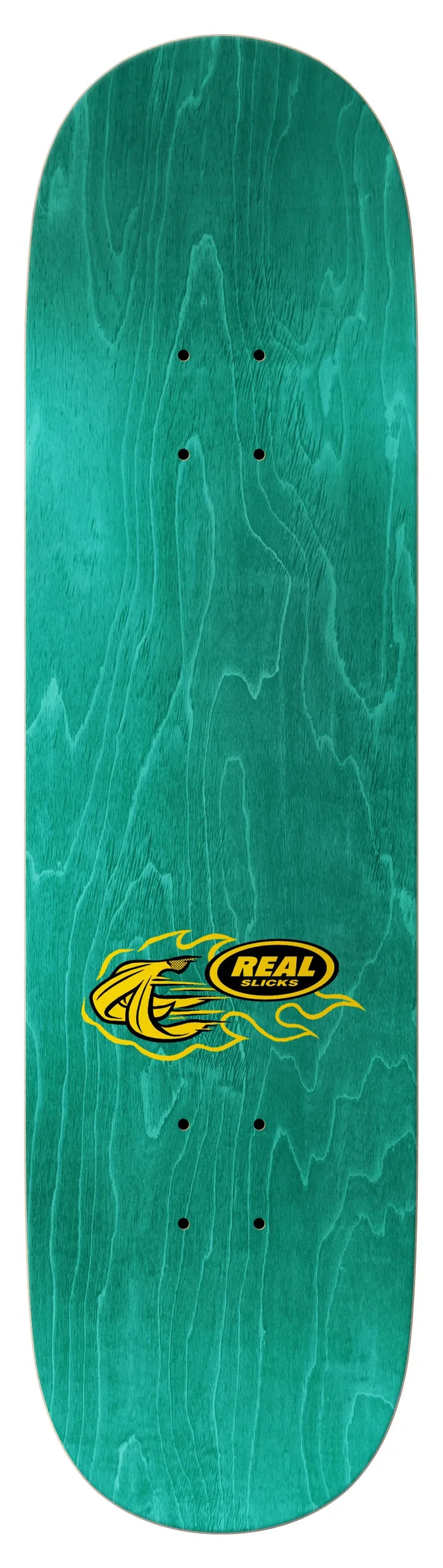 Real Slicks Blue 8.5" Skateboard Deck