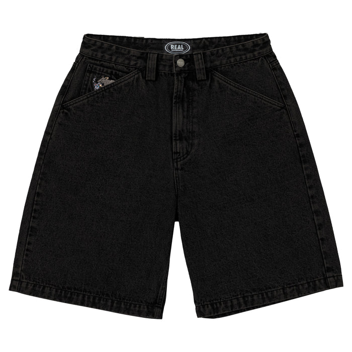 Real Street Cleaner Black Stone / Acid Wash Shorts