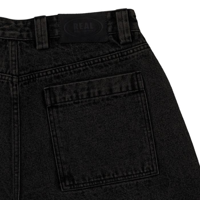 Real Street Cleaner Black Stone / Acid Wash Shorts