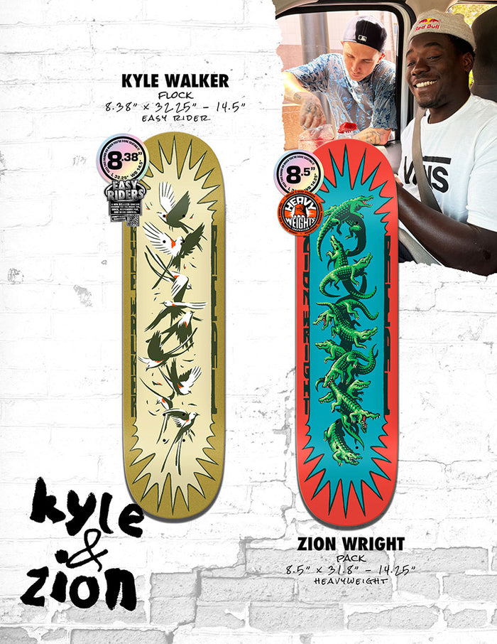 Real Zion Wright Pack Heavyweight 8.5" Skateboard Deck