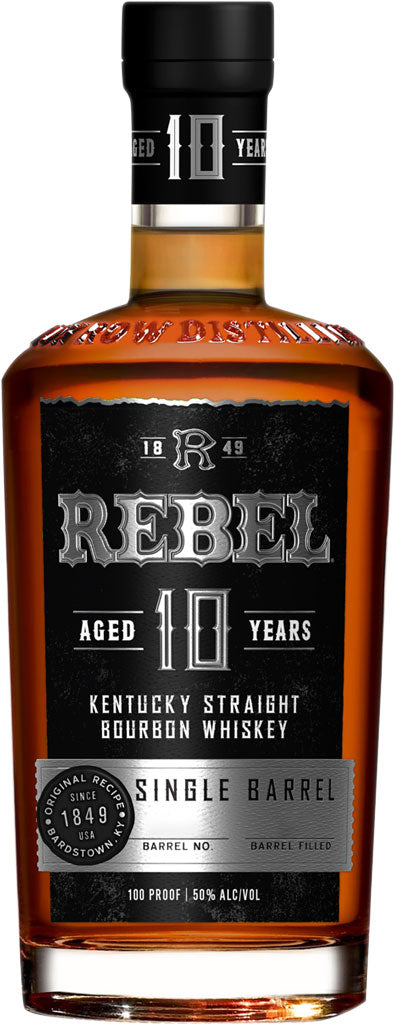 Rebel Bourbon Whiskey 10 Year Old 100 Proof 750ml