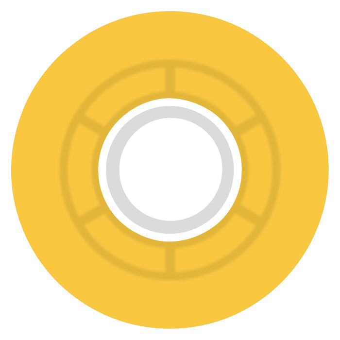 Ricta 55mm Clouds Transparent Citrus White 78a Skateboard Wheels