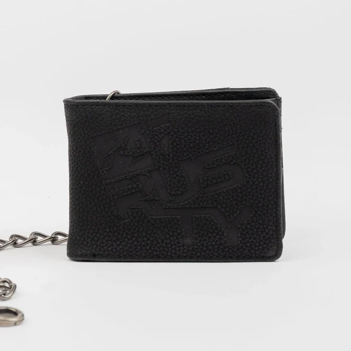 Rusty District Chain Black Wallet