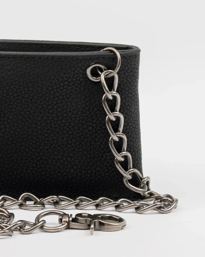 Rusty District Chain Black Wallet