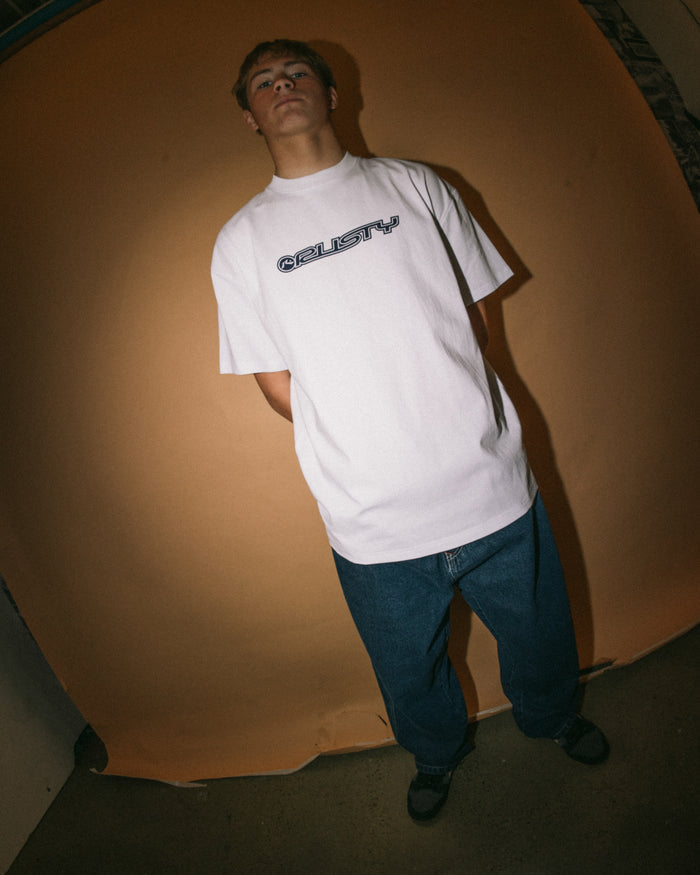 Rusty Flip Daddy 2.0 White S/S Tee Shirt