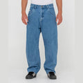 Rusty Flip Daddy Middy Blue Tapeless Jean