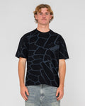 Rusty Taipan Black S/S Tee Shirt