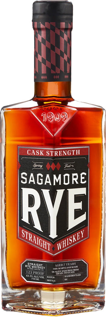 Sagamore Spirit Whiskey Rye Cask Strength 123 Proof 750ml