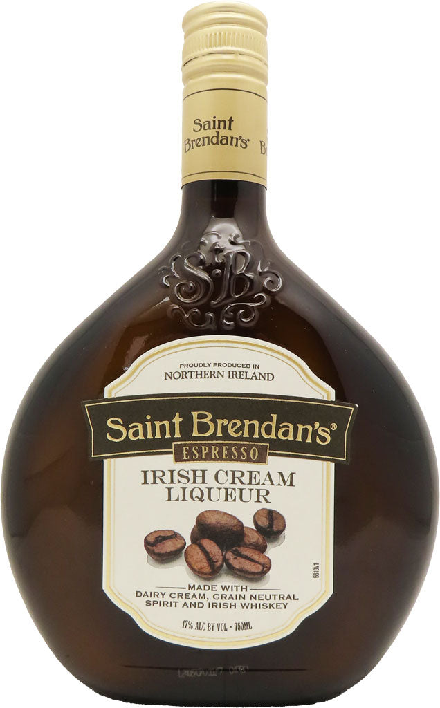 Saint Brendan's Espresso Irish Cream Liqueur 750ml