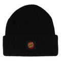 Santa Cruz Cruz Label Beanie Long Shoreman Black Youth Hat