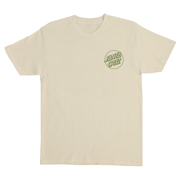 Santa Cruz Opus Dot Heavyweight Cream w/Green S/s Shirt