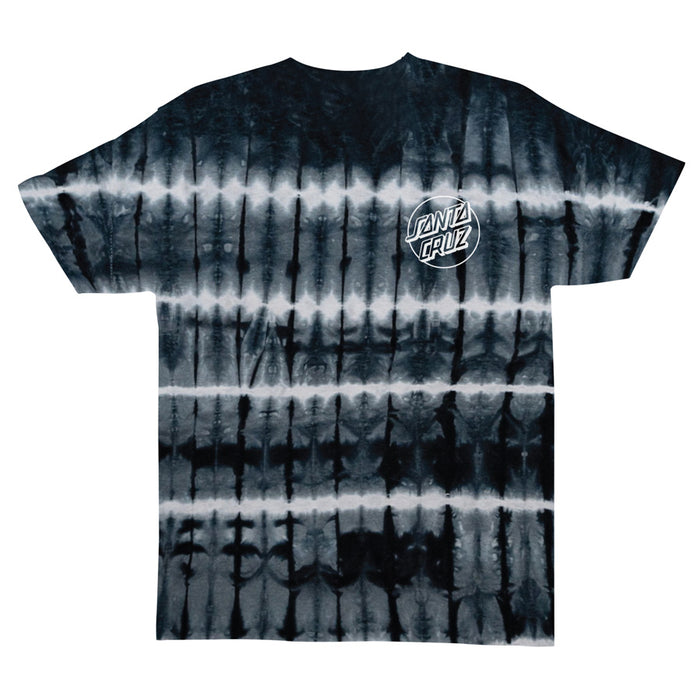Santa Cruz Opus Dot Midweight Black Shibori S/s Shirt