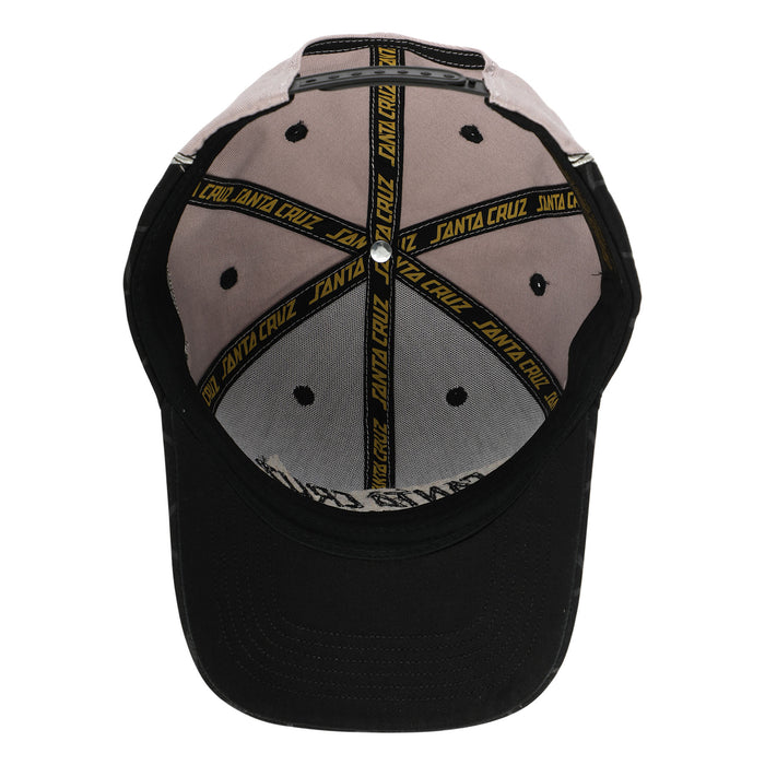 Santa Cruz Spot Snapback Structured Hat Grey Chain