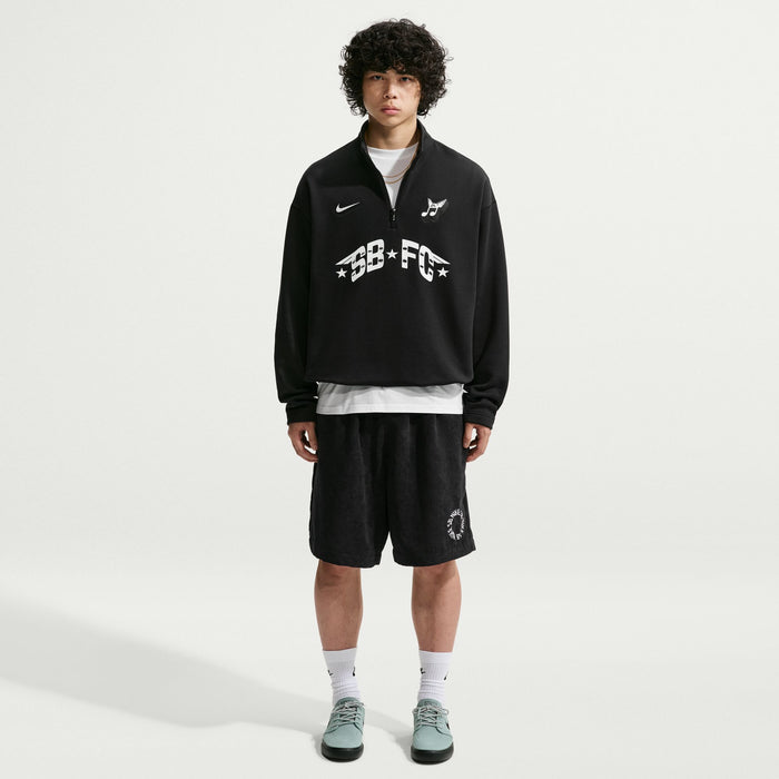 Nike SB Black FC Pack Half Zip Crew Fleece