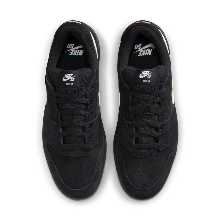 Nike Sb Code 58 Black Summit White Black Gum Light Brown Shoes