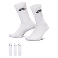 Nike Sb Everyday Elevated 3 Pack White Crew Socks IR1328-910