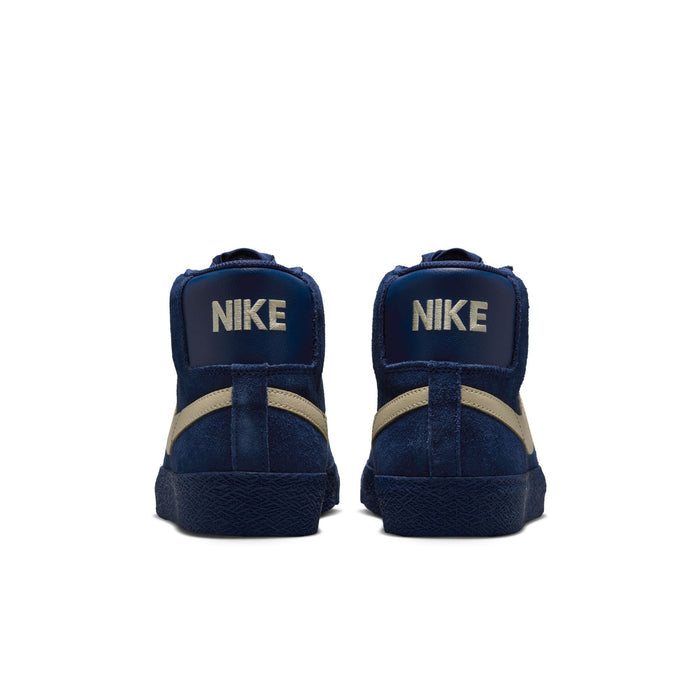 Nike SB Zoom Blazer Mid Coastal Blue/Pale Yellow-Coastal Blue Skate Shoes (IO0667-400)