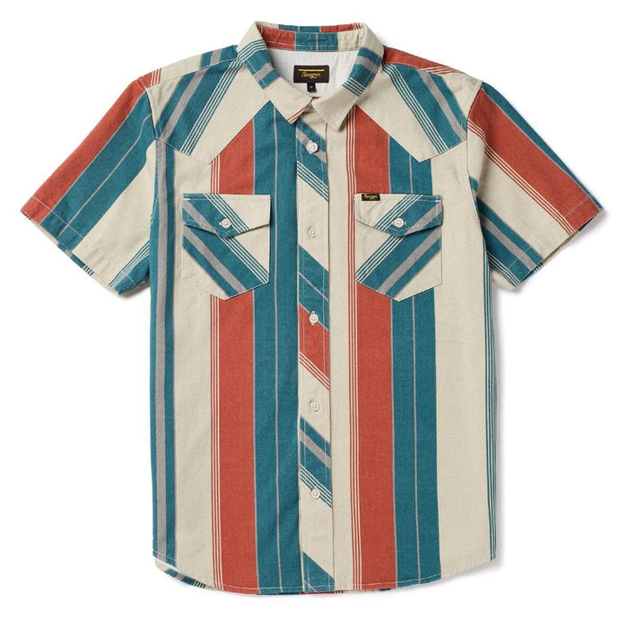 Seager Amarillo El Rojo Stripe S/s Button Up Shirt