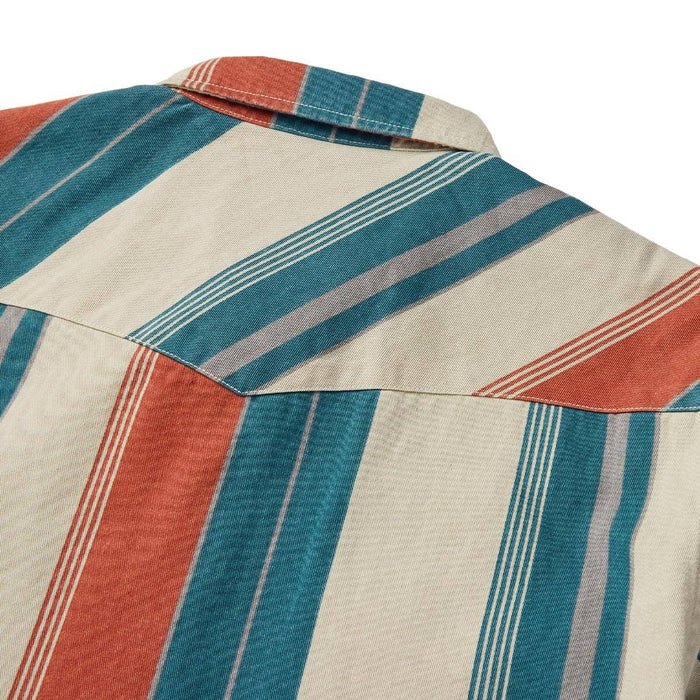 Seager Amarillo El Rojo Stripe S/s Button Up Shirt