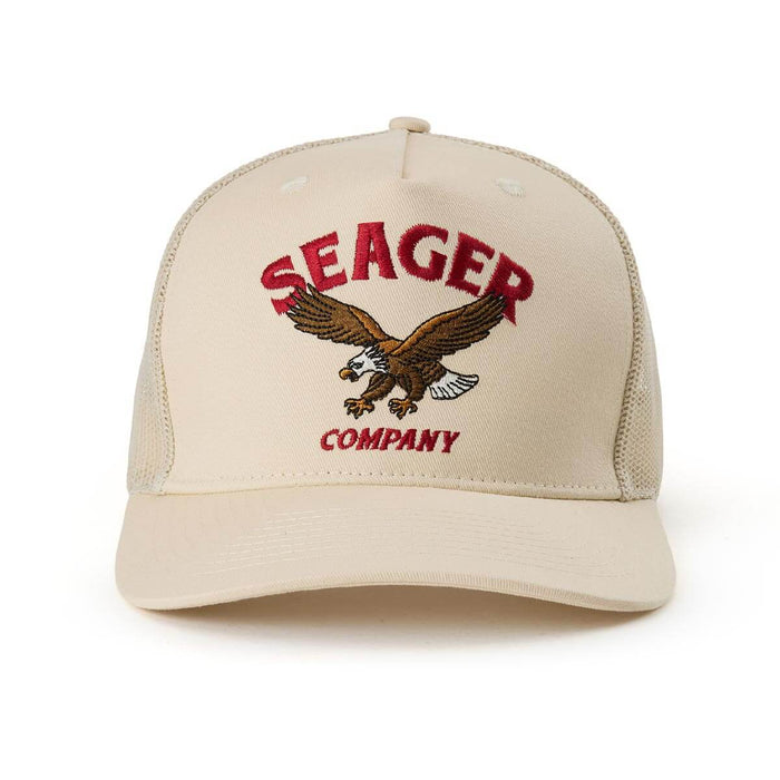 Seager Bradley Cream Snapback Trucker Hat