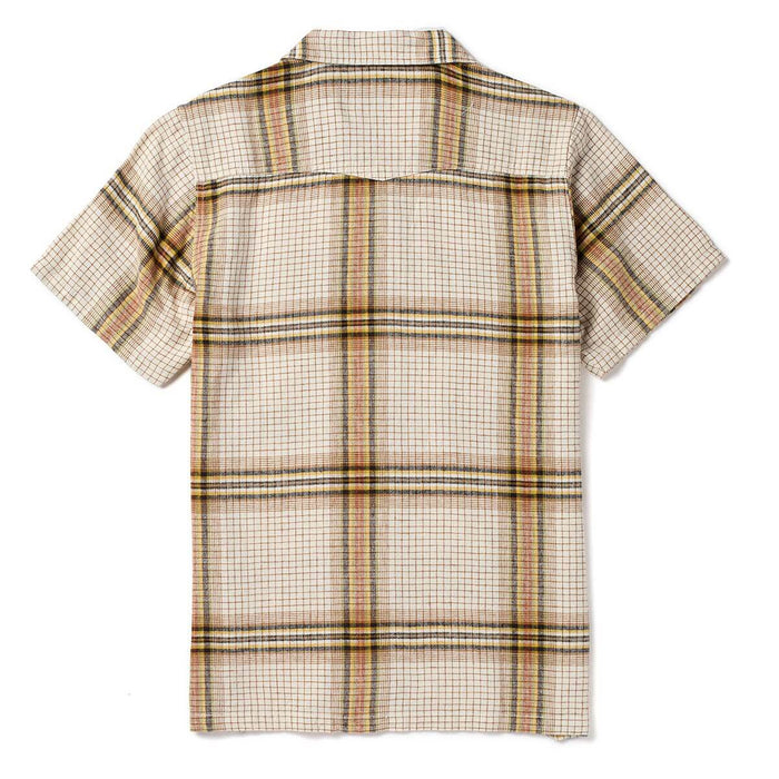 Seager Whippersnapper White Wash Grid Plaid S/s Button Up Shirt