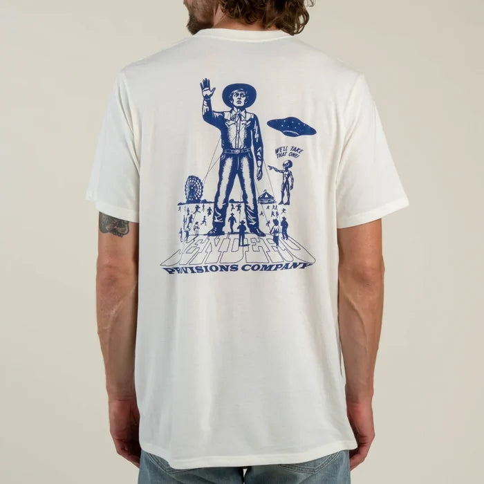 Sendero Cowboy Lift Off Vintage White/Navy S/s Shirt