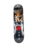 Shred Life Running Tree Graphic Black White Red Size 8 Skateboard Deck