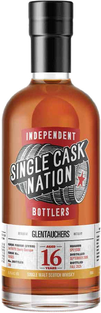 Single Cask Nation Glentauchers Single Malt Whisky 16 Year Old 700ml