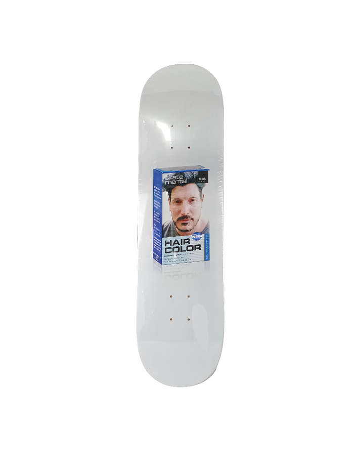 Skate Mental Wieger Van Wageningen Hair Dye Graphic White Size 8.5 Skateboard Deck