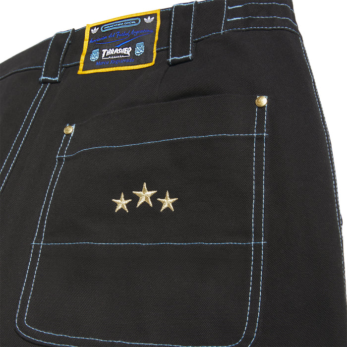 Adidas Skateboarding x Thrasher x AFA Black Chino Pants