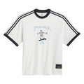 Adidas Skateboarding x Thrasher x AFA Gonz Core White Ringer S/s Shirt
