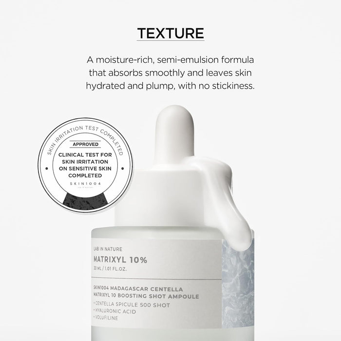 SKIN 1004 - Madagascar Centella Matrixyl 10 Boosting Shot Ampoule