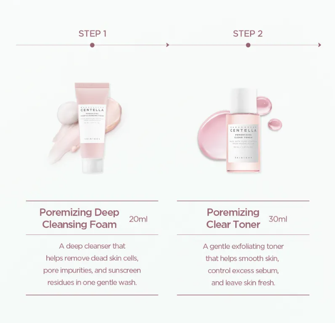 SKIN 1004 - Madagascar Centella Poremizing Travel Kit