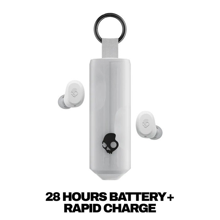 Skullcandy Dime 360 Bone Wireless Earbuds