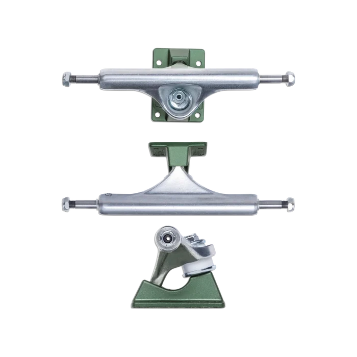 Slappy ST1 Hollow Lights Gunmetal Green Skateboard Truck