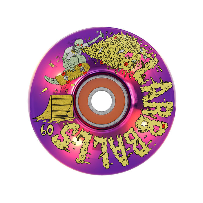 Slime Balls 60mm Sam Hitz Light Ups OG Slime Purple 78a Skateboard Wheels